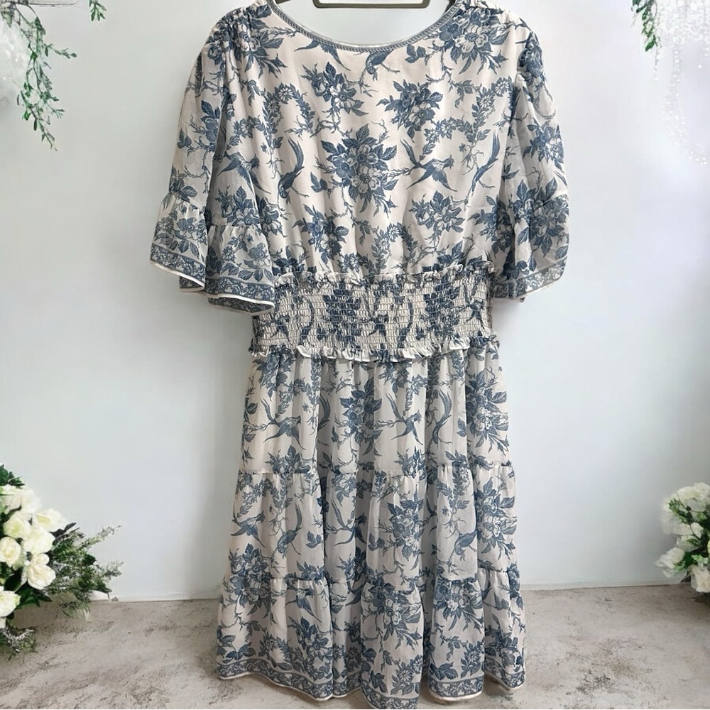 Max Studio Boho Floral Dress Size XL - Picture 2 of 6